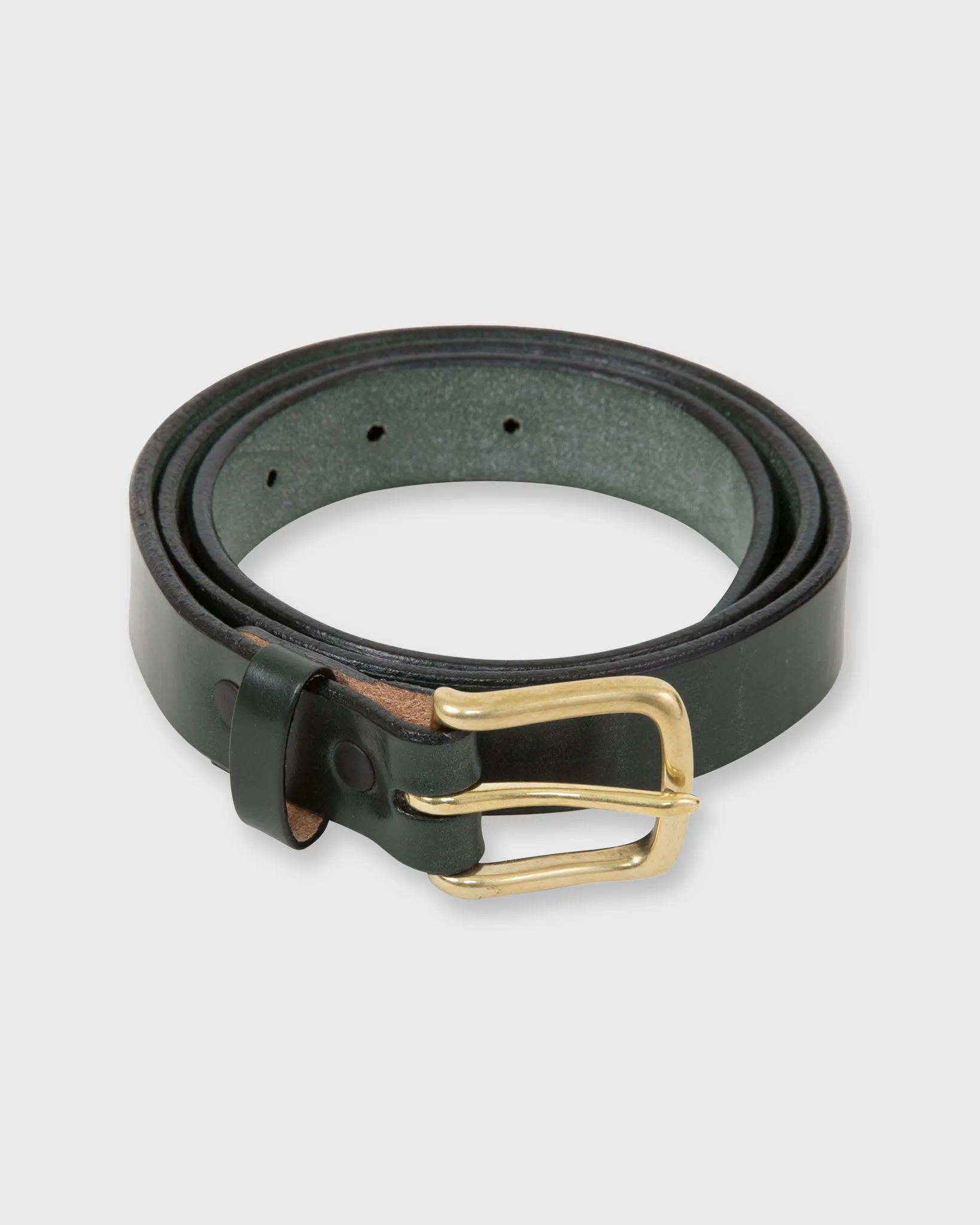 1" Belt in Bottle Green Bridle