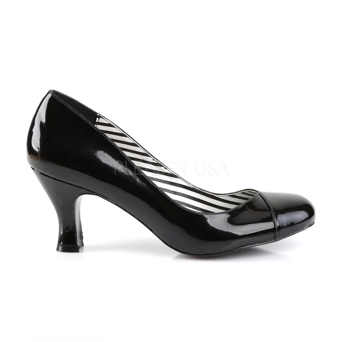 3 Inch Heel JENNA-01 Black Pat