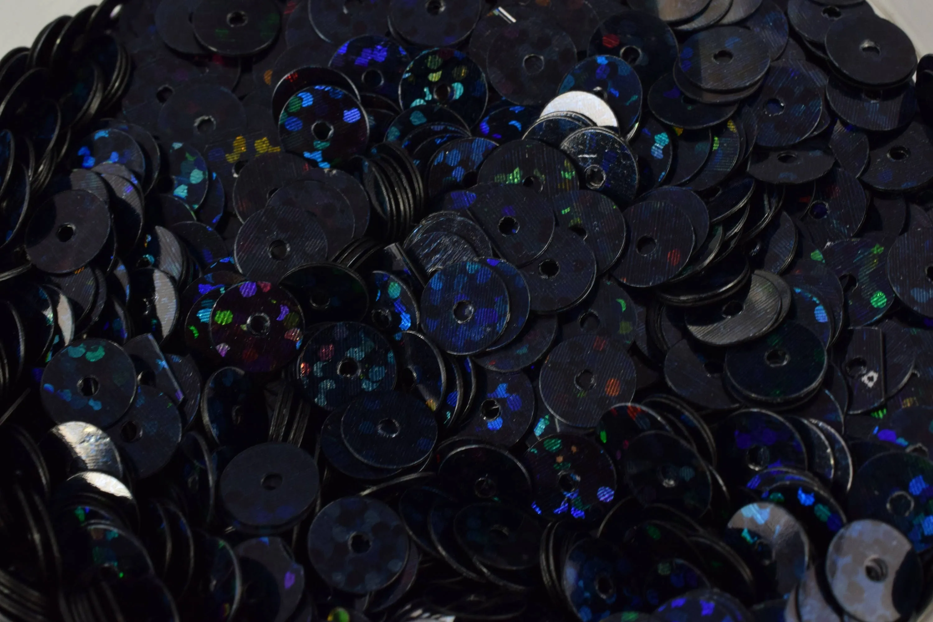 3/4/6mm Midnight Blue Black Iridescent Sequins Sheen Round Sequins/Loose Paillettes,Wholesale Sequins,Shimmering Sequin Apparel,Shoe Decor