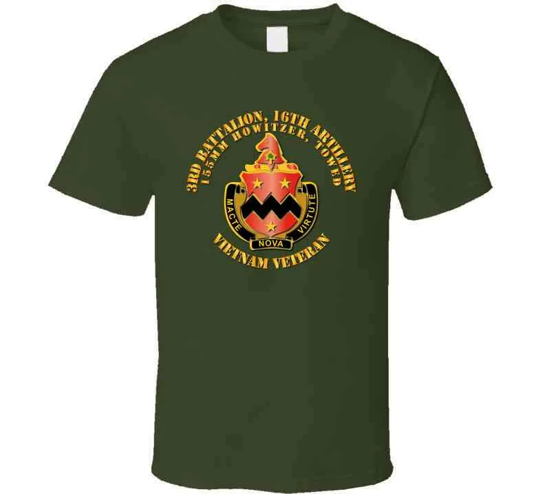 3rd Battalion, 16th Artillery 155mm Without Svc Ribbon T-shirt