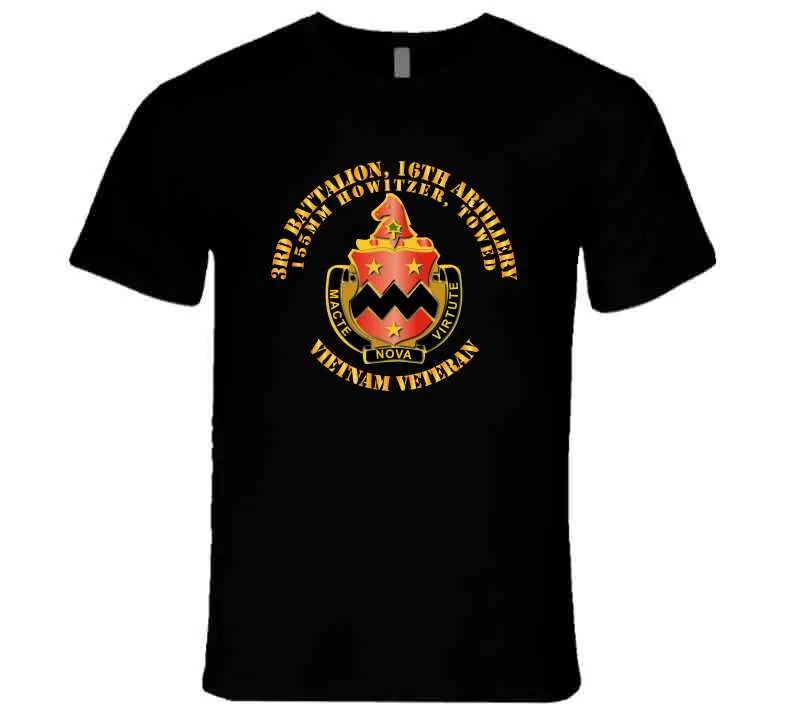 3rd Battalion, 16th Artillery 155mm Without Svc Ribbon T-shirt