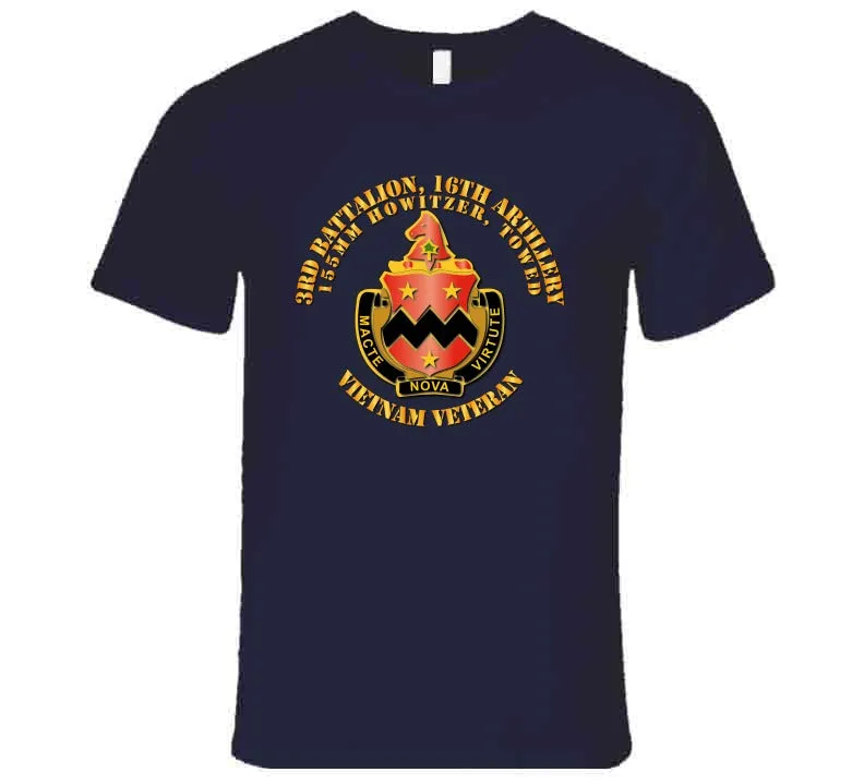 3rd Battalion, 16th Artillery 155mm Without Svc Ribbon T-shirt