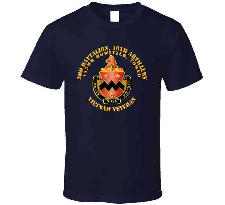 3rd Battalion, 16th Artillery 155mm Without Svc Ribbon T-shirt