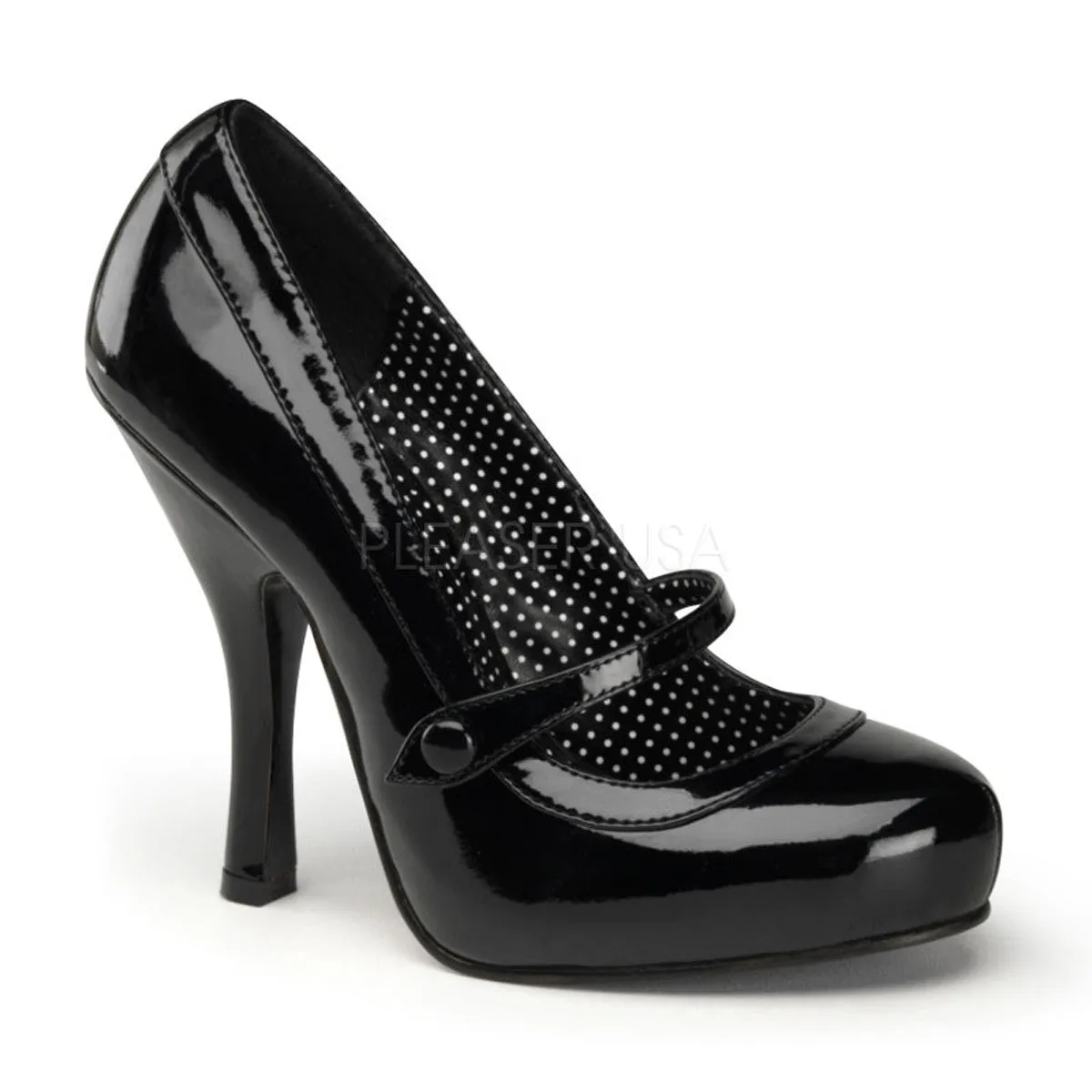 4" Heel CUTIEPIE-02 Black Pat