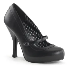 4" Heel CUTIEPIE-02 Black Pu