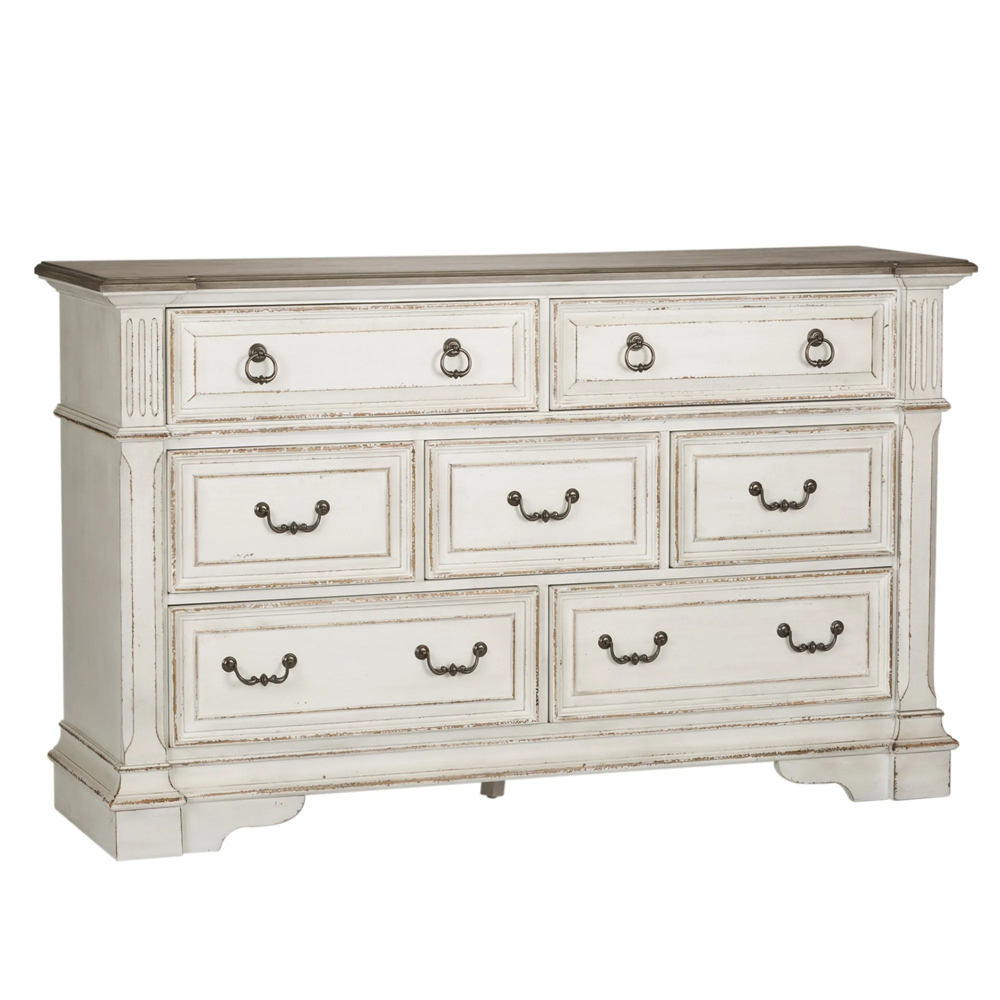 Abbey Park 520-BR31 7 Drawer Dresser