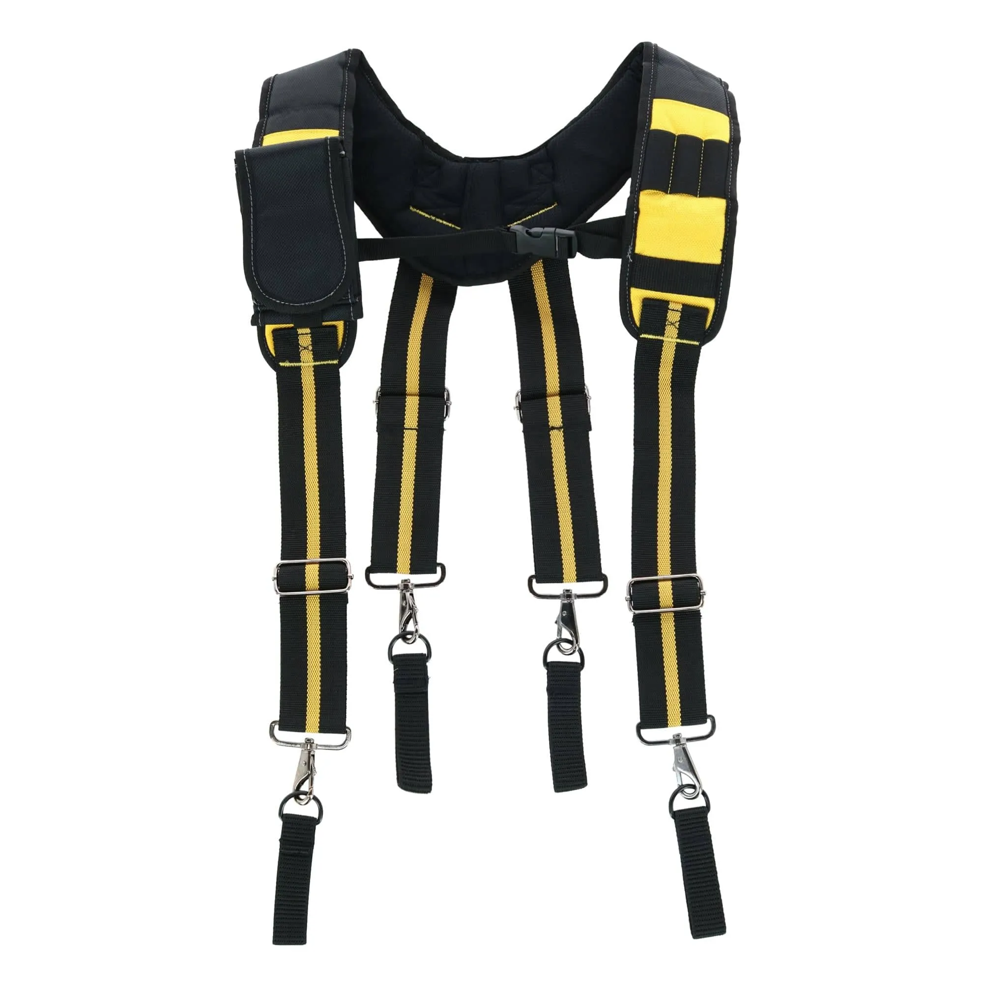 Aisenin Men's Work Suspenders with Pocket & Swivel Hooks & Tool Belt Loops