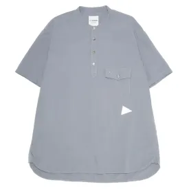 and wander Cordura Typewriter Over Shirt / Light Blue