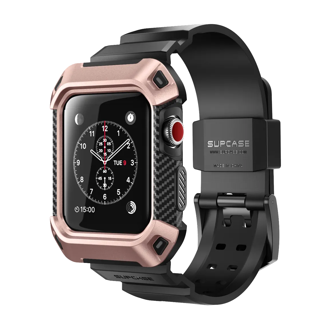 Apple Watch UB Pro Wristband Case (38mm)-Rose Gold