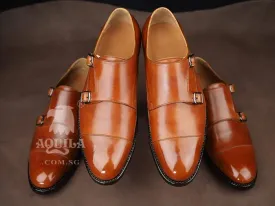 Aquila Captoe Double Monkstrap Shoes