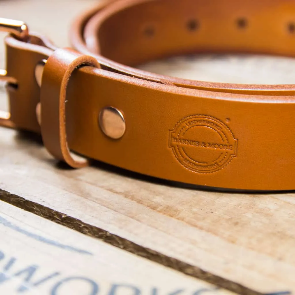 Barnes & Moore Roller Belt - Harness Tan/Copper