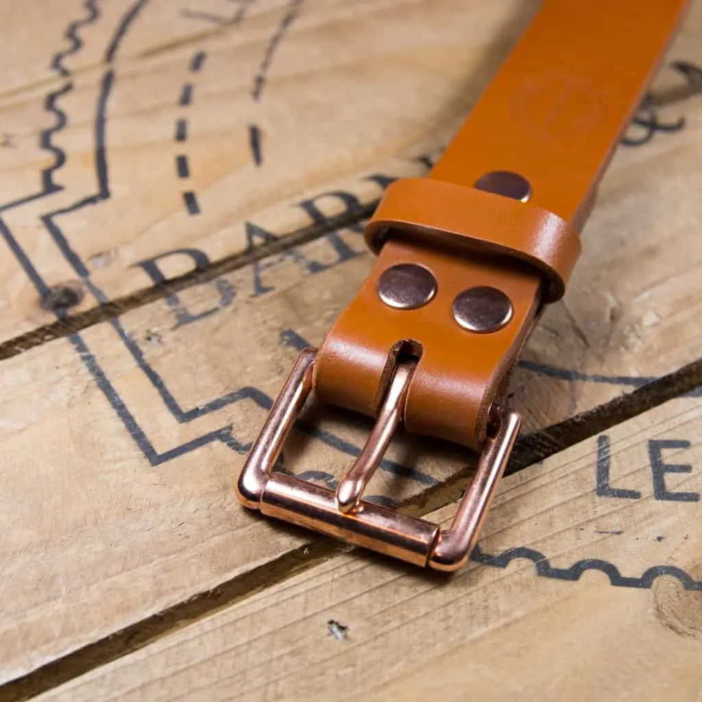 Barnes & Moore Roller Belt - Harness Tan/Copper