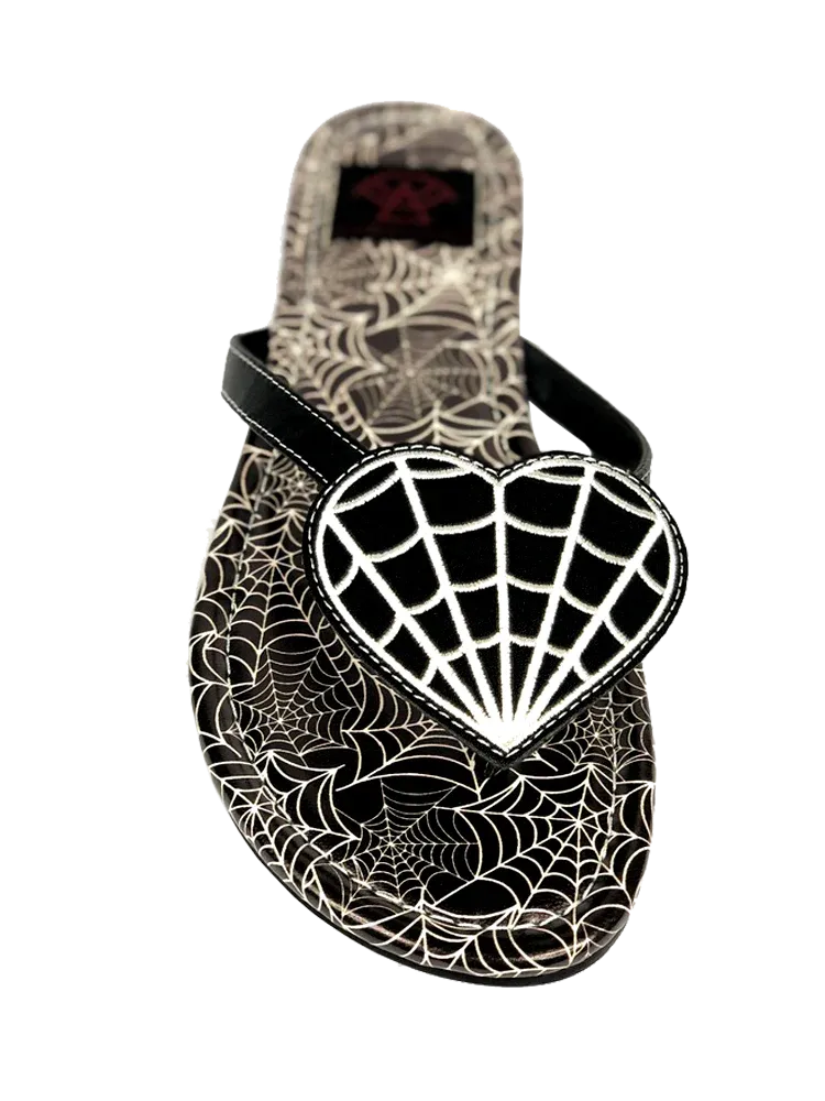 Betty Webbed Heart Sandal