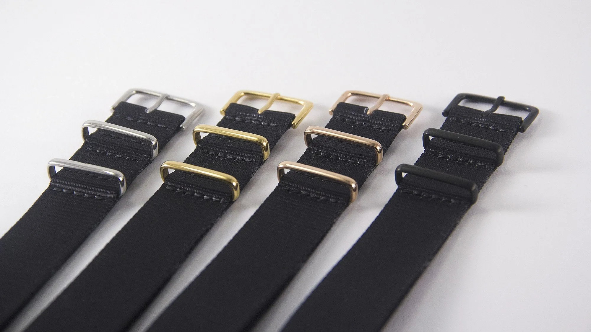 Black Razor Graphic Watch Strap