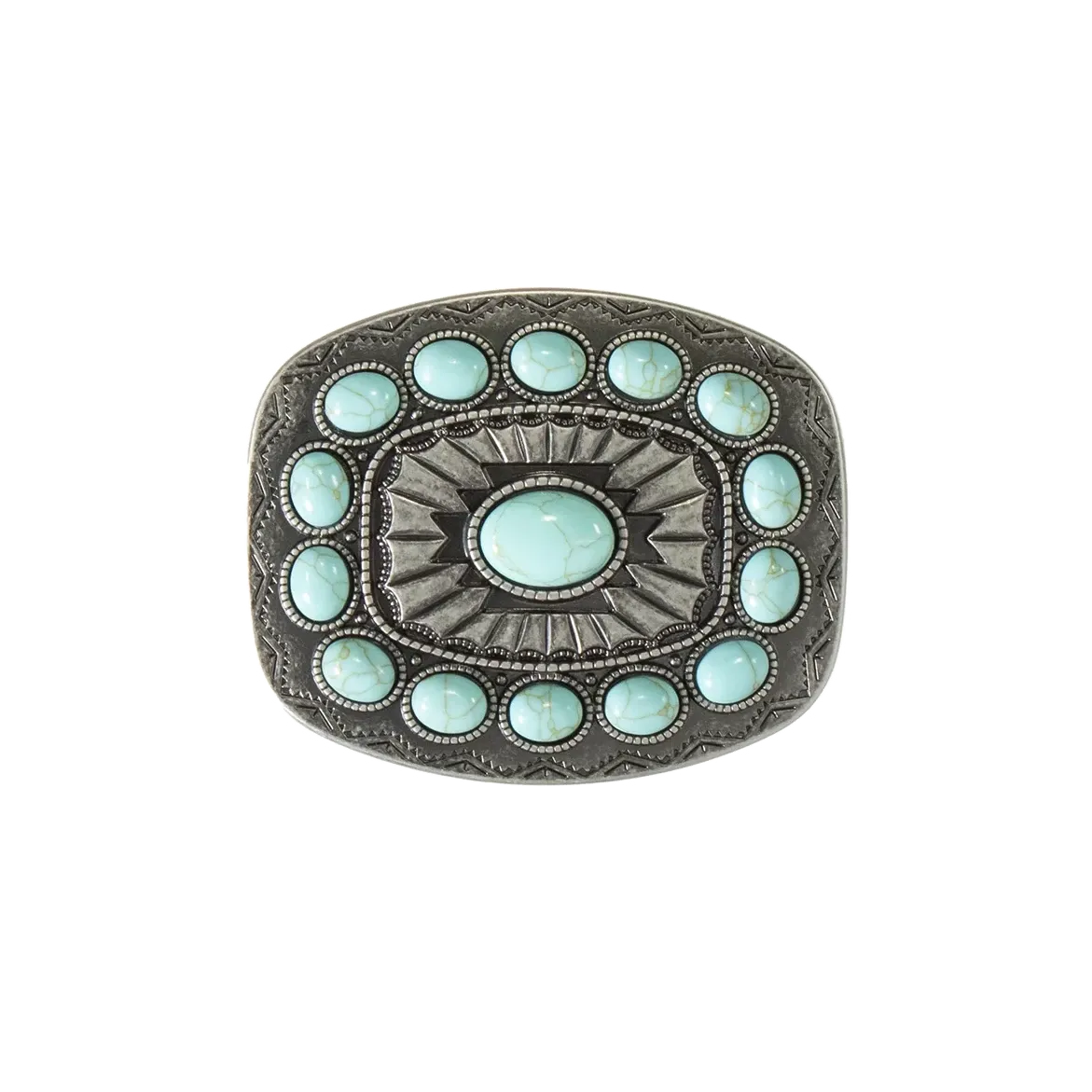 Blazin Roxx Turquoise Belt Buckle