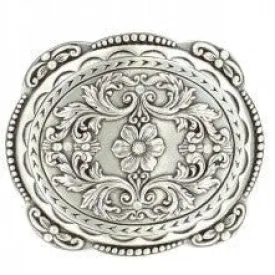 Blazin Roxx Womens Floral & Crystal Accented Buckle