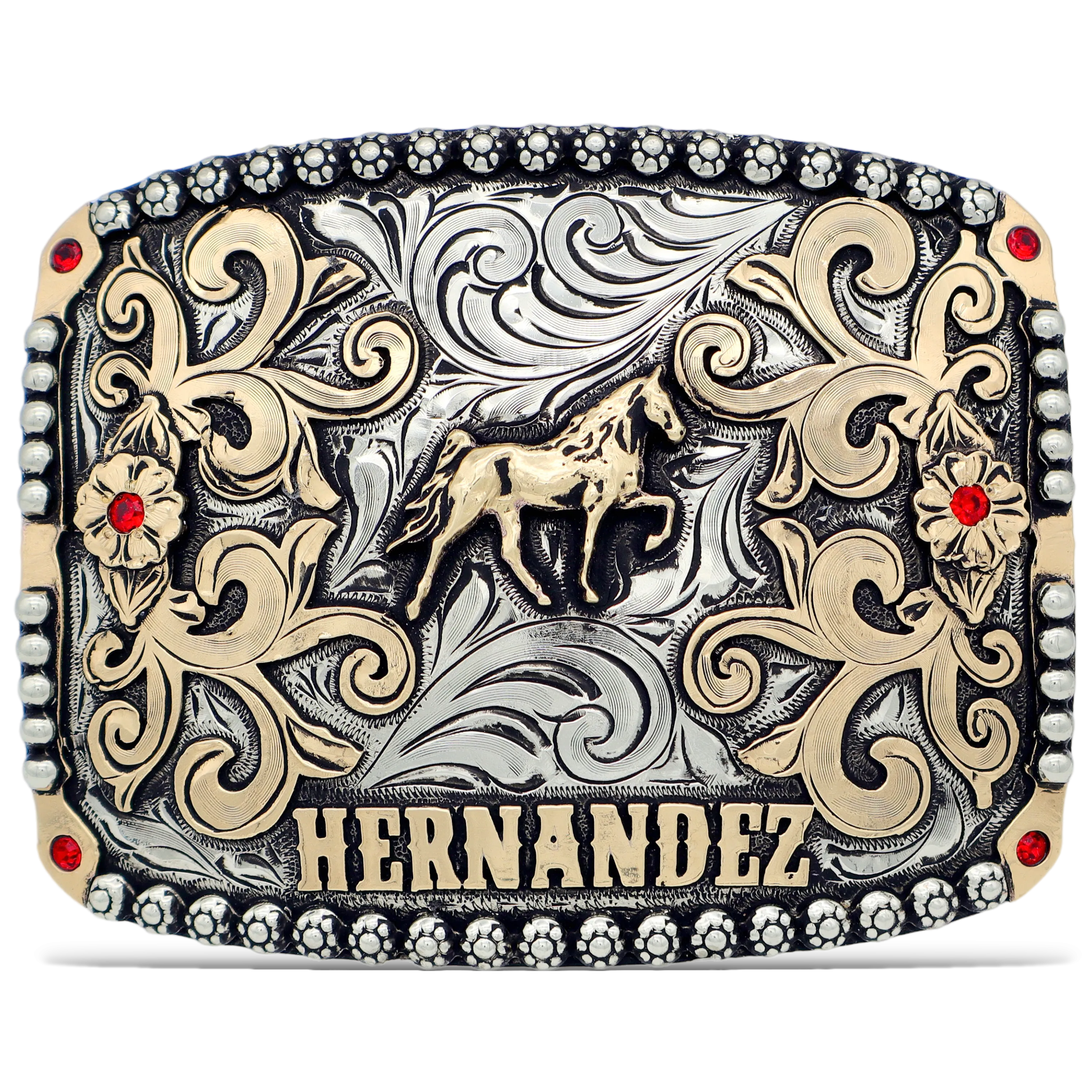 Blazing Saddles Custom Buckle