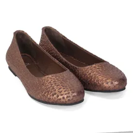 Brune & Bareskin  Women Brown Ballerina With Black Sole