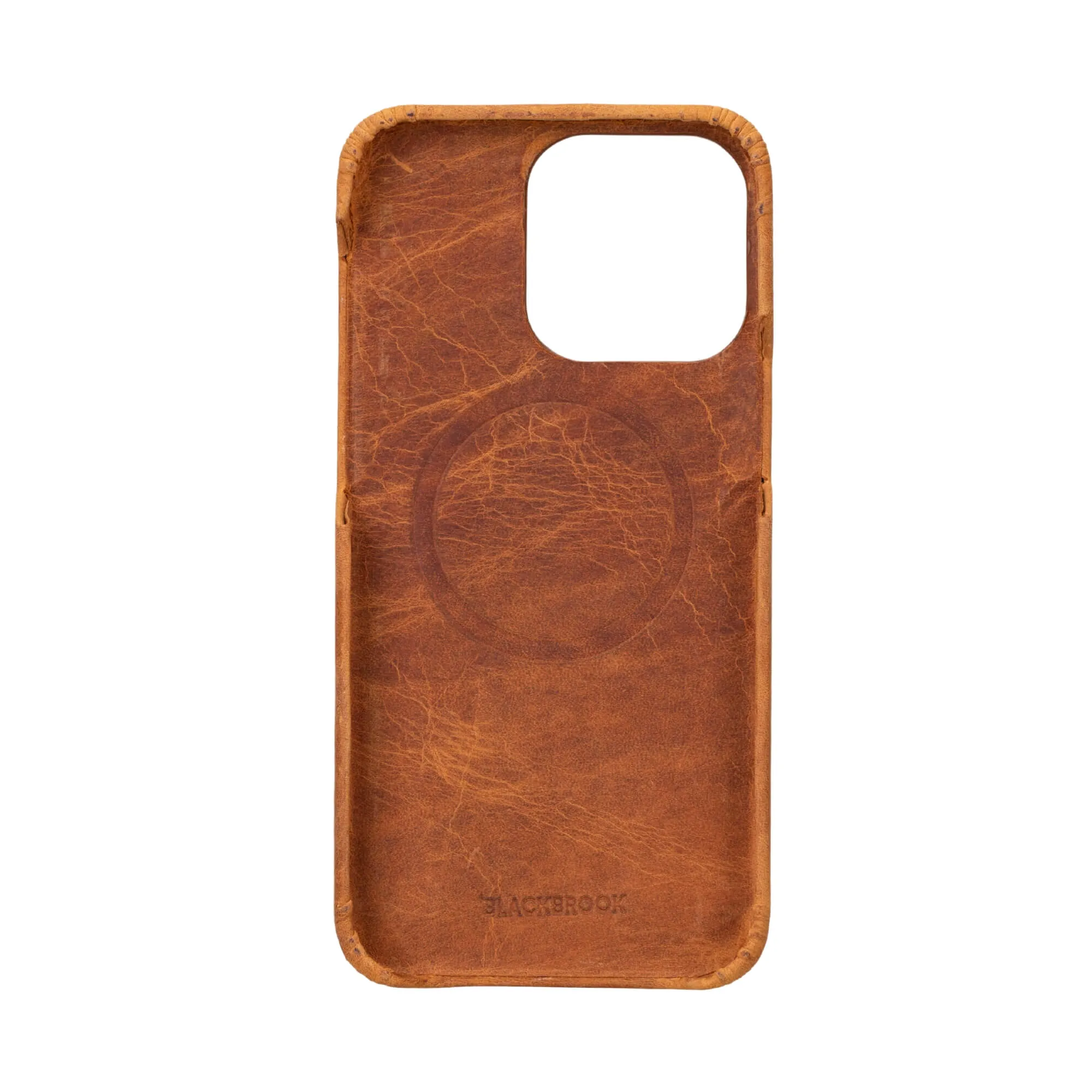 Burkley iPhone 14 Pro Max Wallet Case, Golden Brown