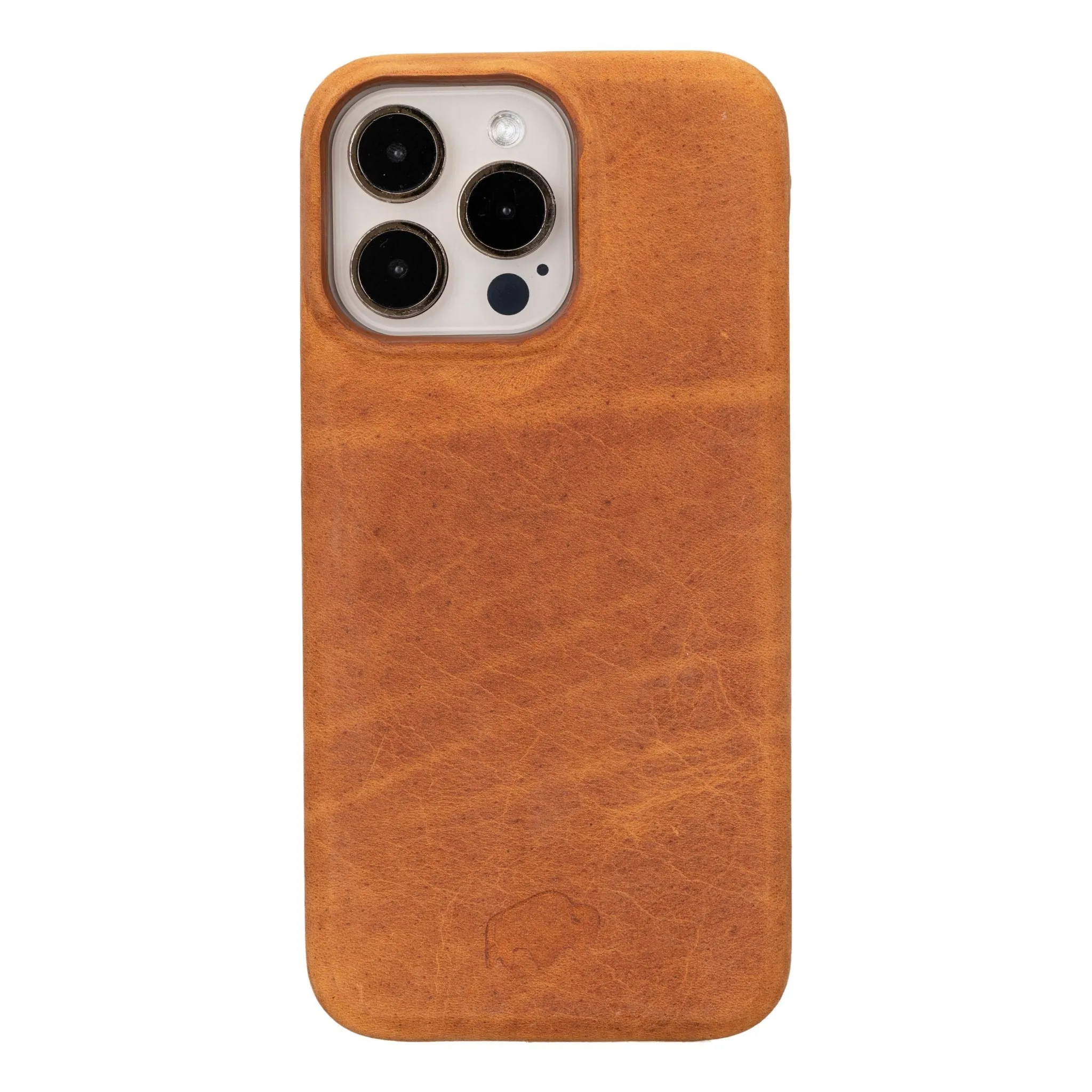 Burkley iPhone 14 Pro Max Wallet Case, Golden Brown