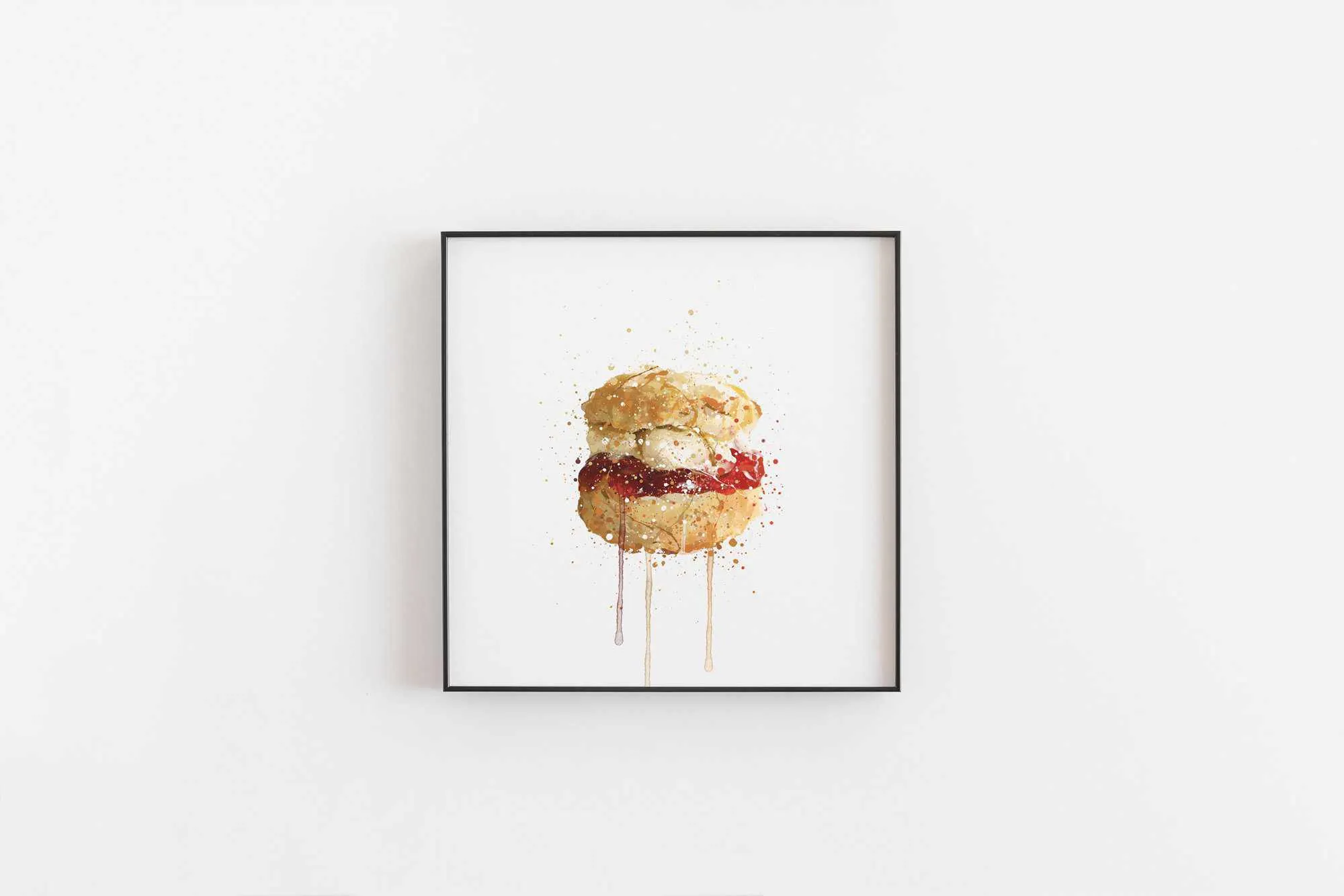 Cake Wall Art Print 'Scone'