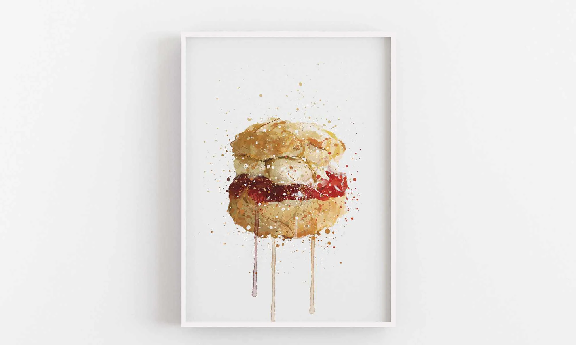 Cake Wall Art Print 'Scone'