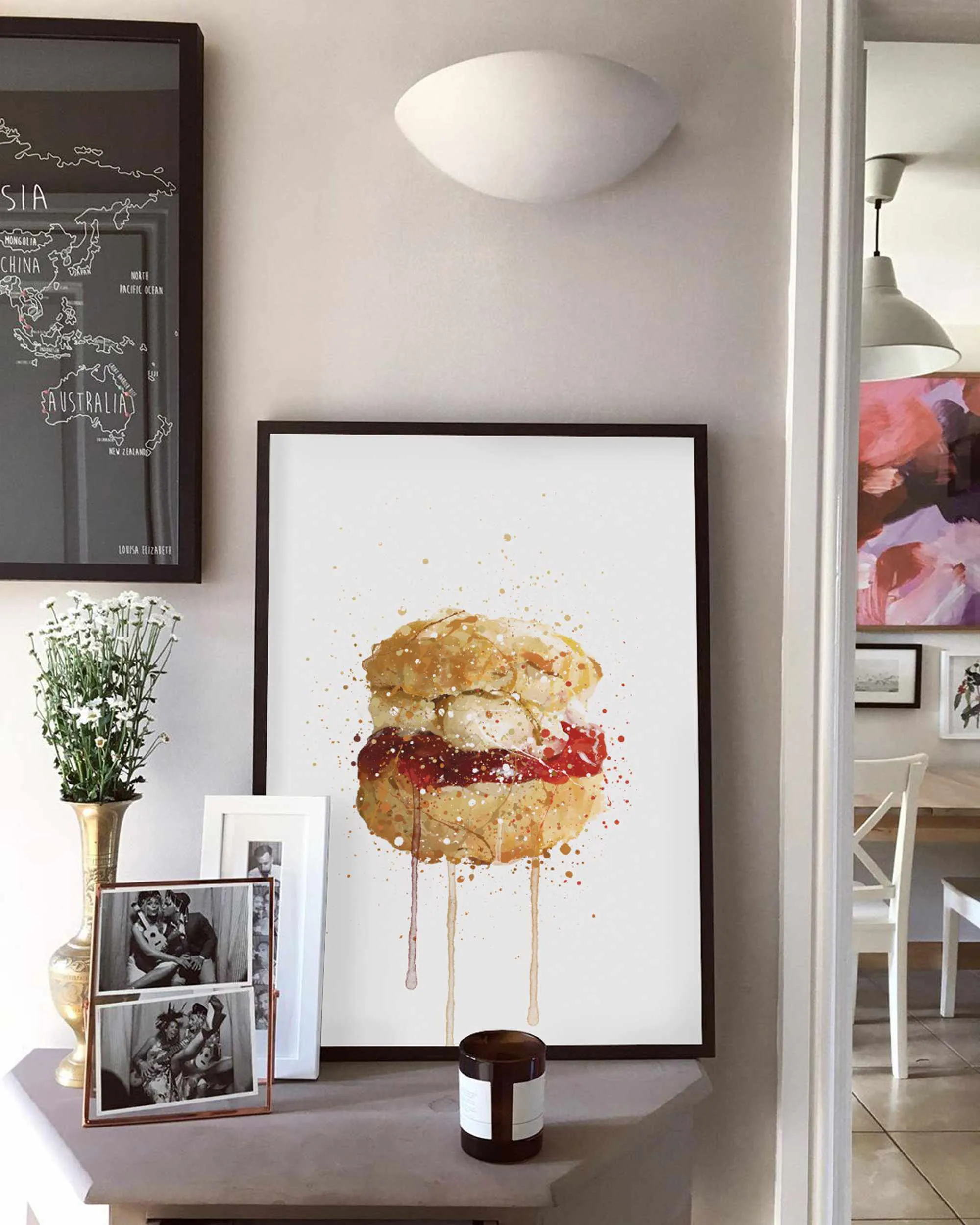 Cake Wall Art Print 'Scone'