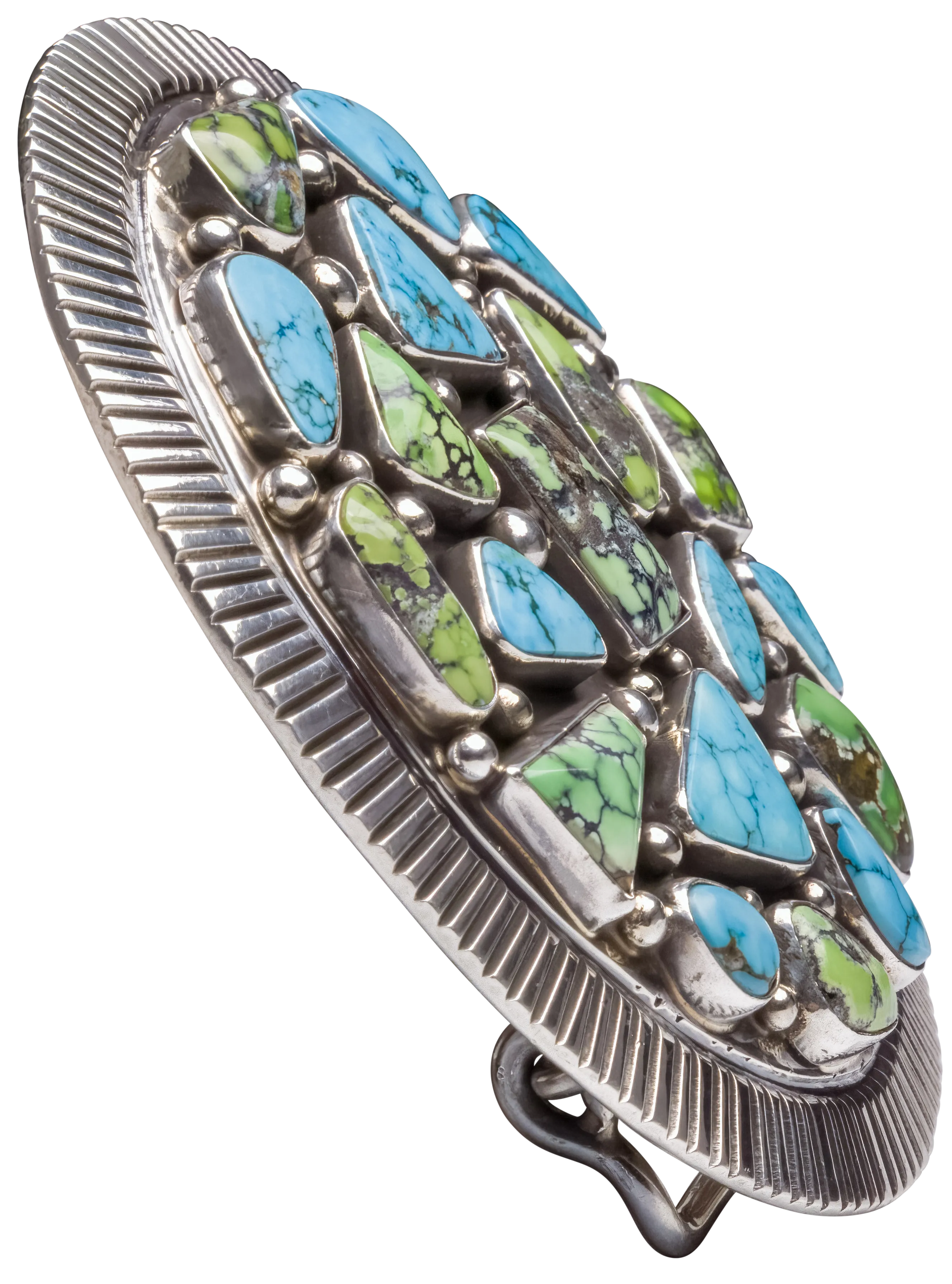 Carico Lake Turquoise  Buckle | Geraldine Yazzie