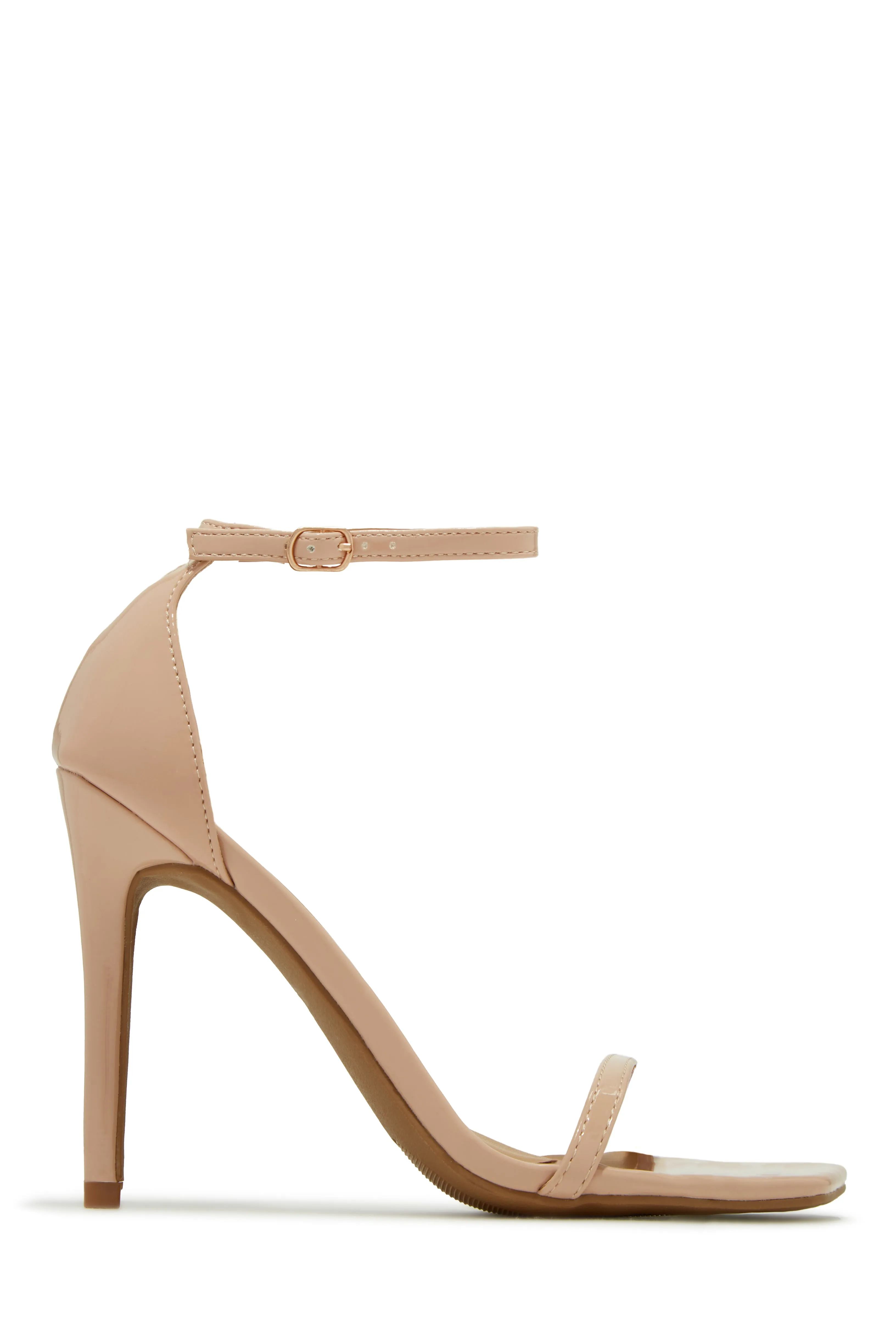 Celebrate Life Single Sole High Heels - Dark Nude