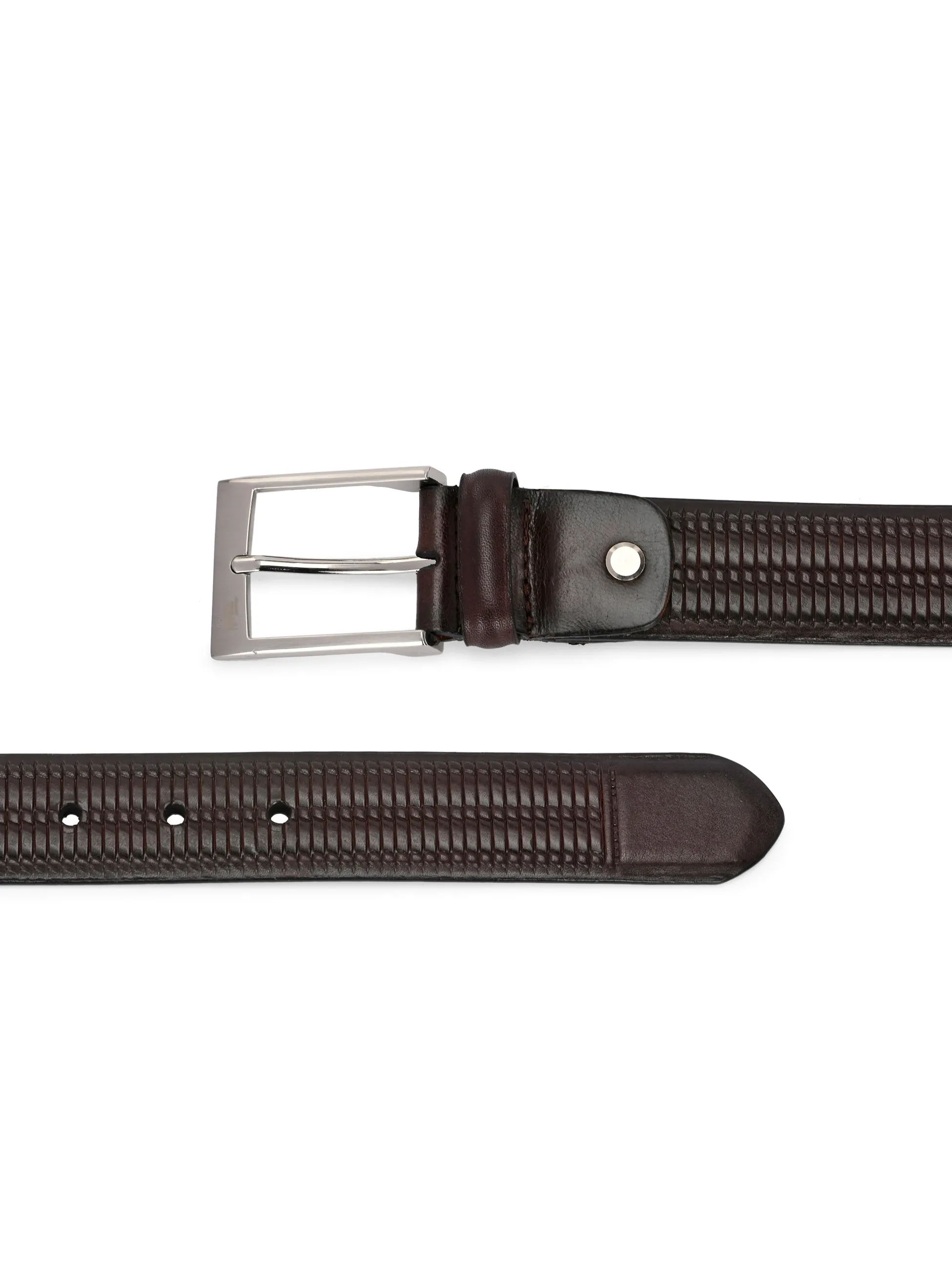 CFTD_528-Brown Leather Belt For Men's