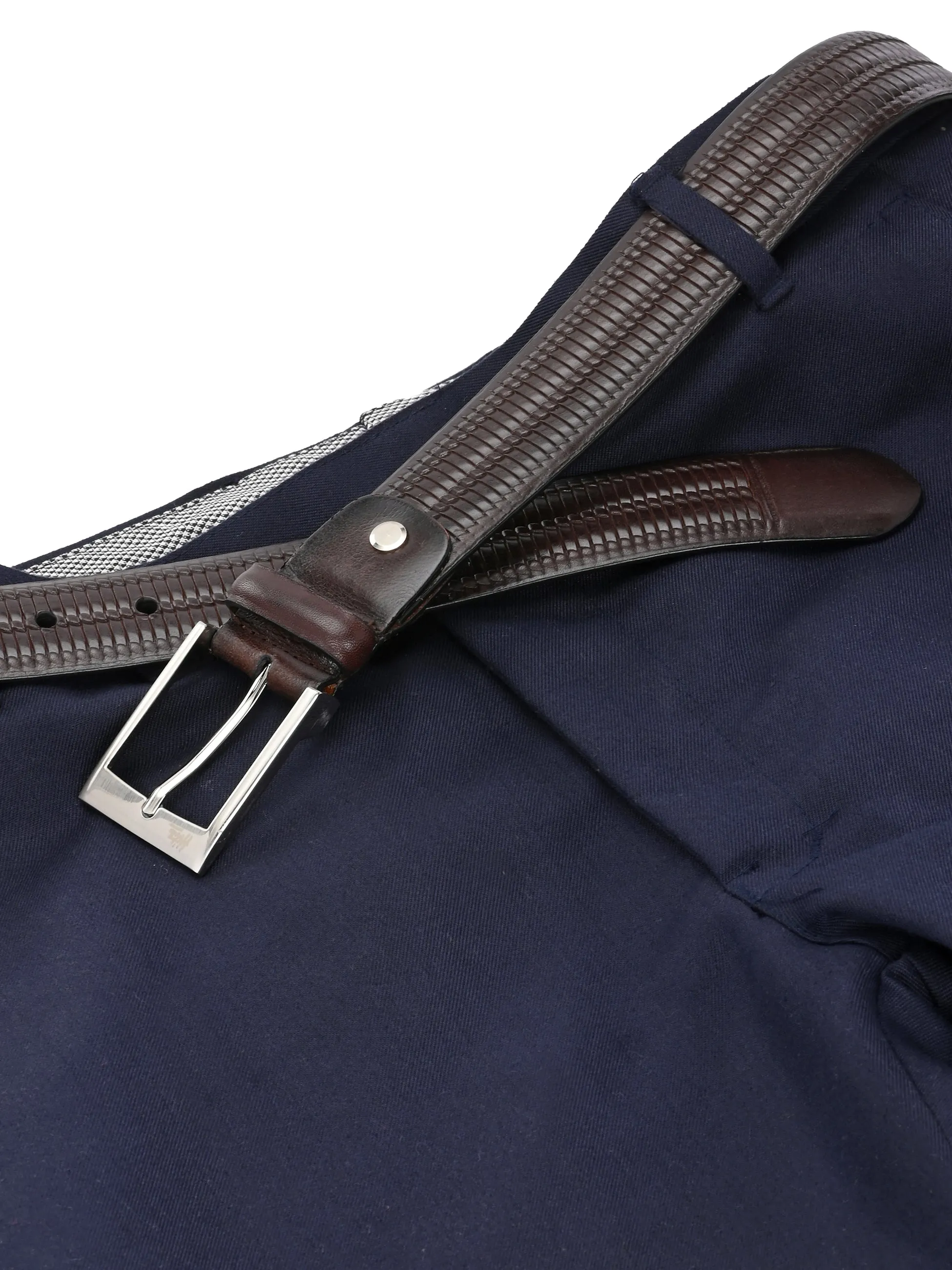 CFTD_528-Brown Leather Belt For Men's