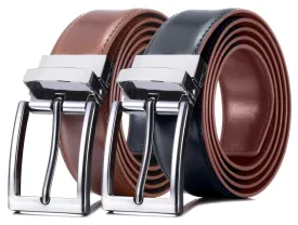 Chameleon Buckle Leather Belt