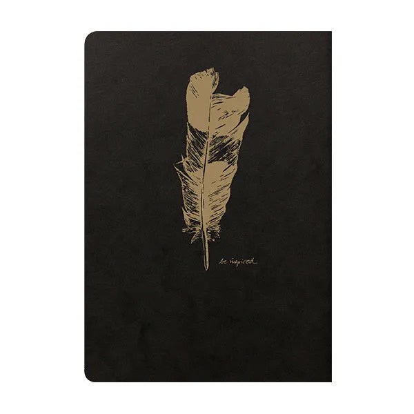 Clairefontaine Flying Spirit Notebook Black Cover A5