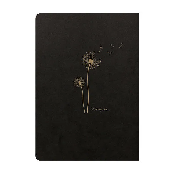 Clairefontaine Flying Spirit Notebook Black Cover A5