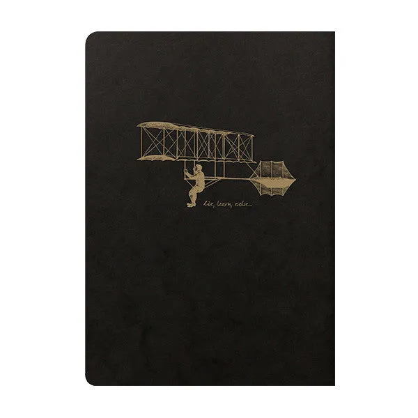 Clairefontaine Flying Spirit Notebook Black Cover A5