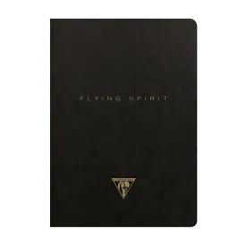 Clairefontaine Flying Spirit Notebook Black Cover A5