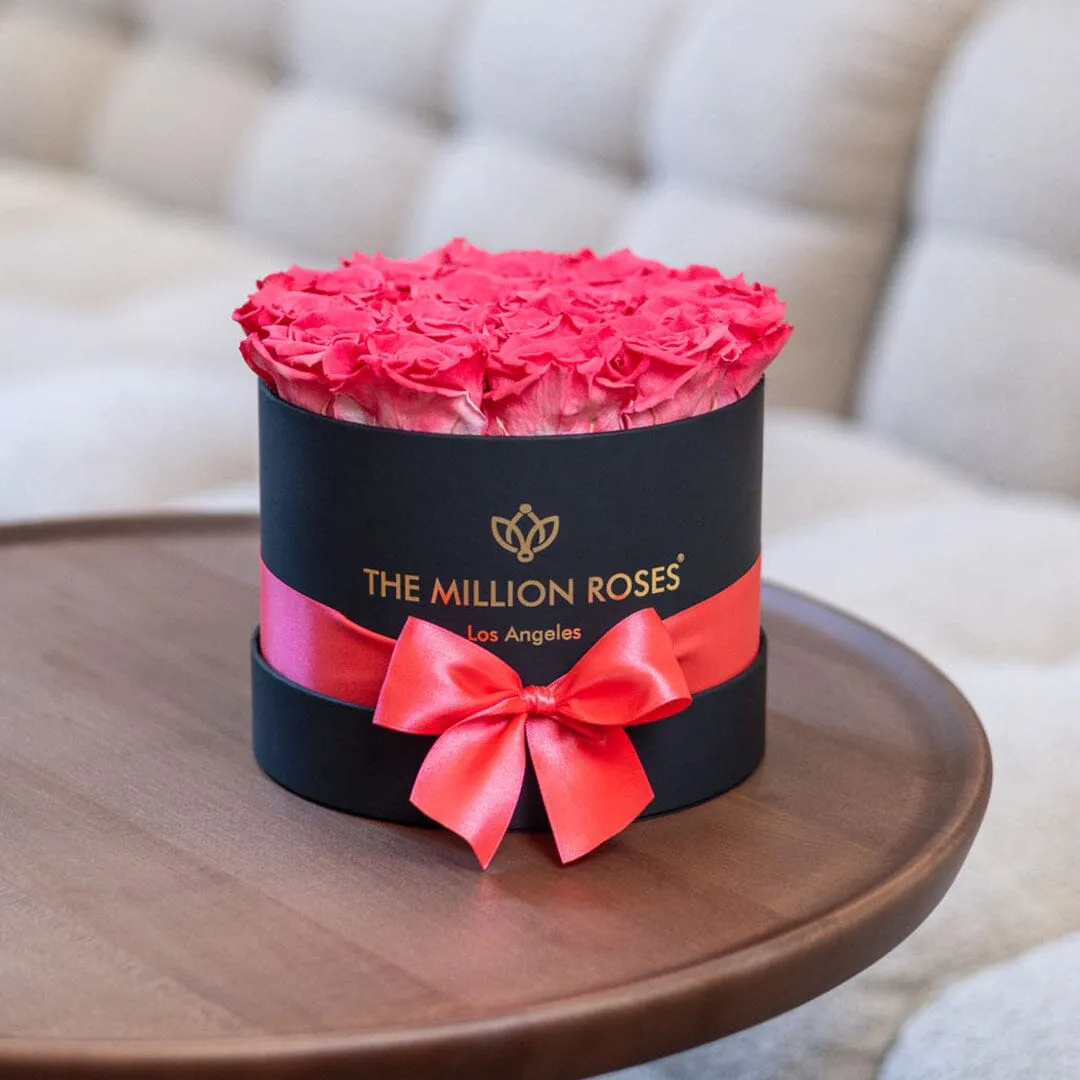 Classic Black Box | Coral Roses