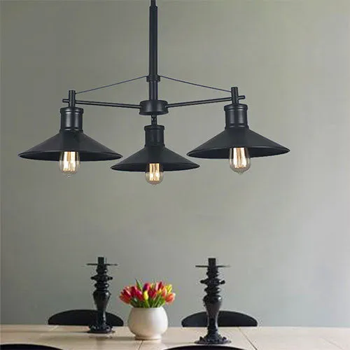 Classic Black Metal Chandelier