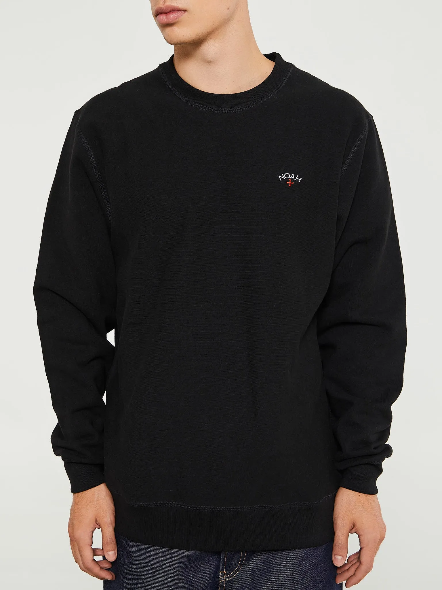 Classic Crewneck Sweatshirt in Black