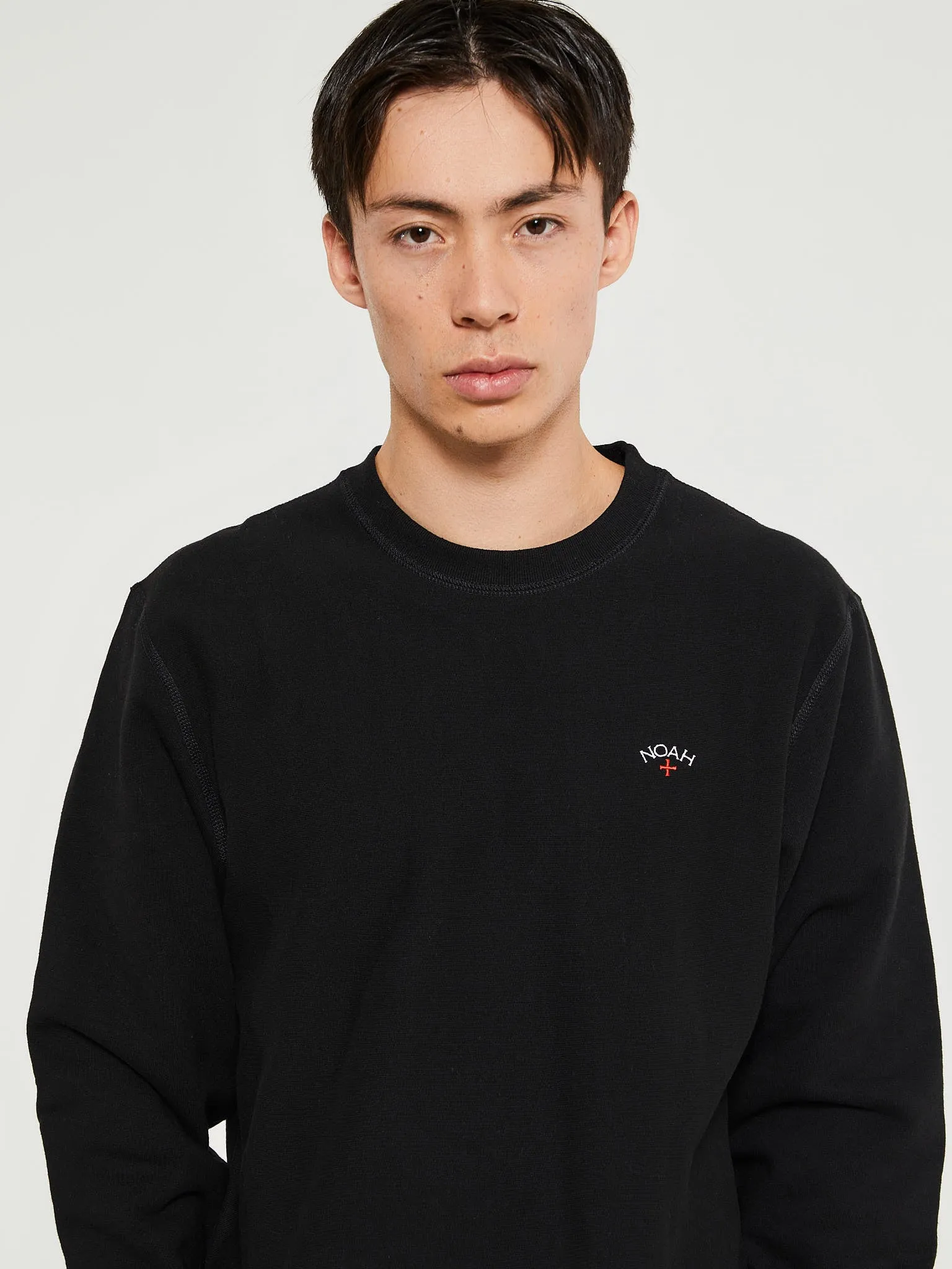 Classic Crewneck Sweatshirt in Black