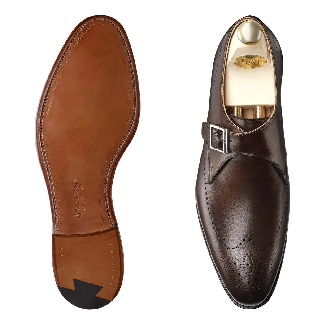 Cobham Dark Brown Burnished Calf