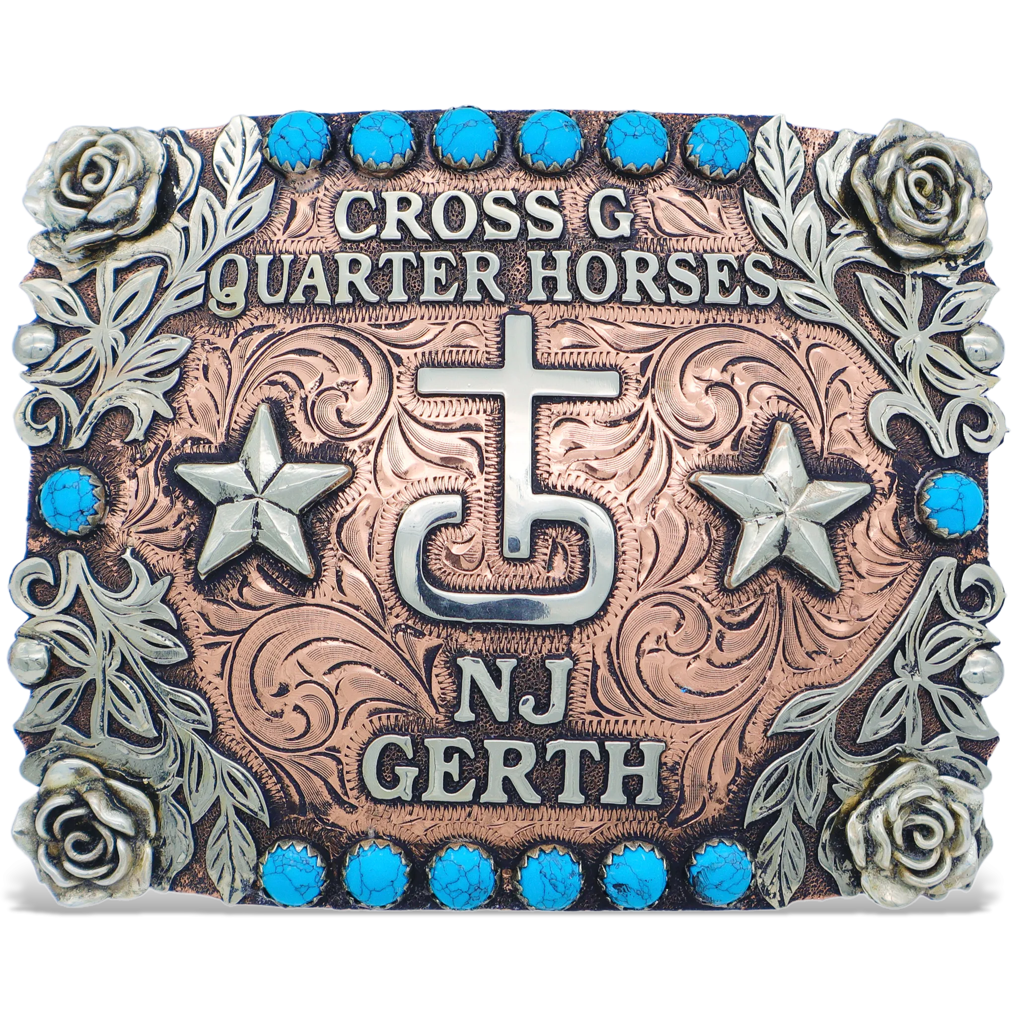 Copperhead Road Custom Buckle