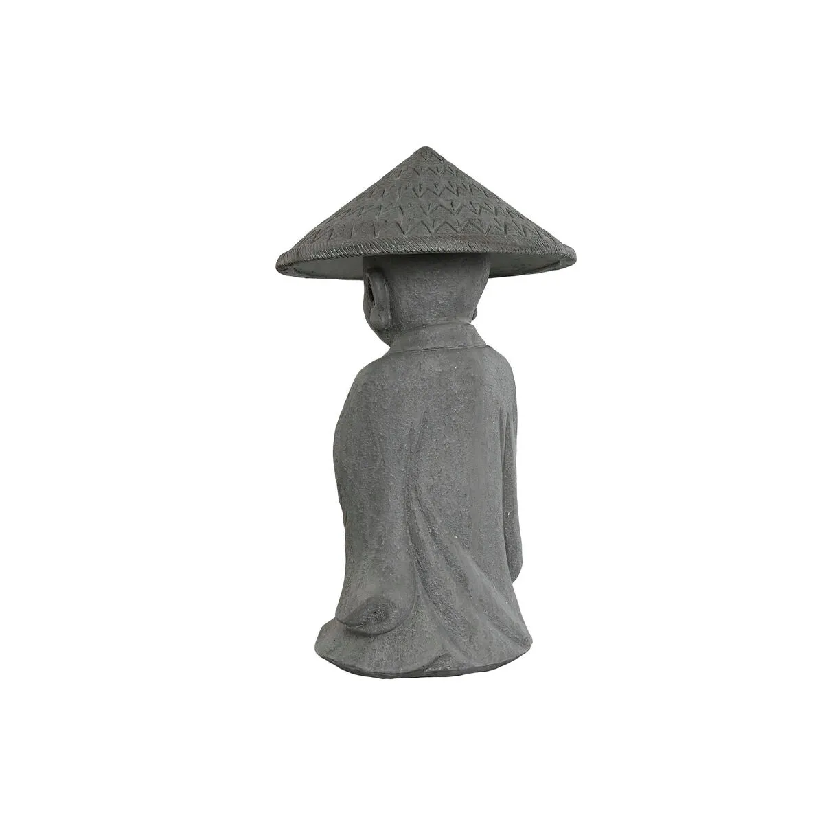 Decorative Figure Home ESPRIT Grey Monk Oriental 30 x 30 x 51 cm