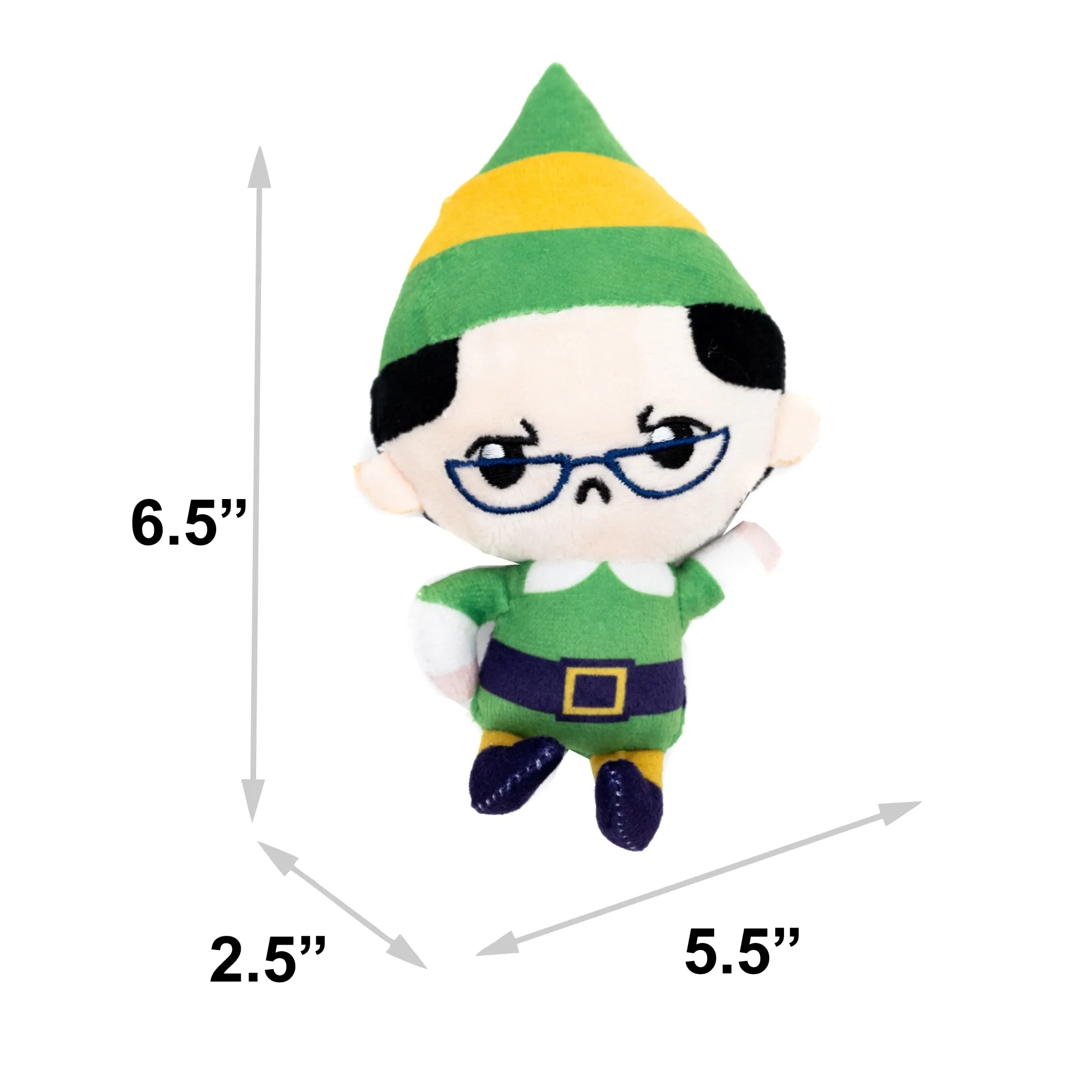 Dog Toy Squeaker Plush - Elf Chibi Papa Elf Full Body Pose