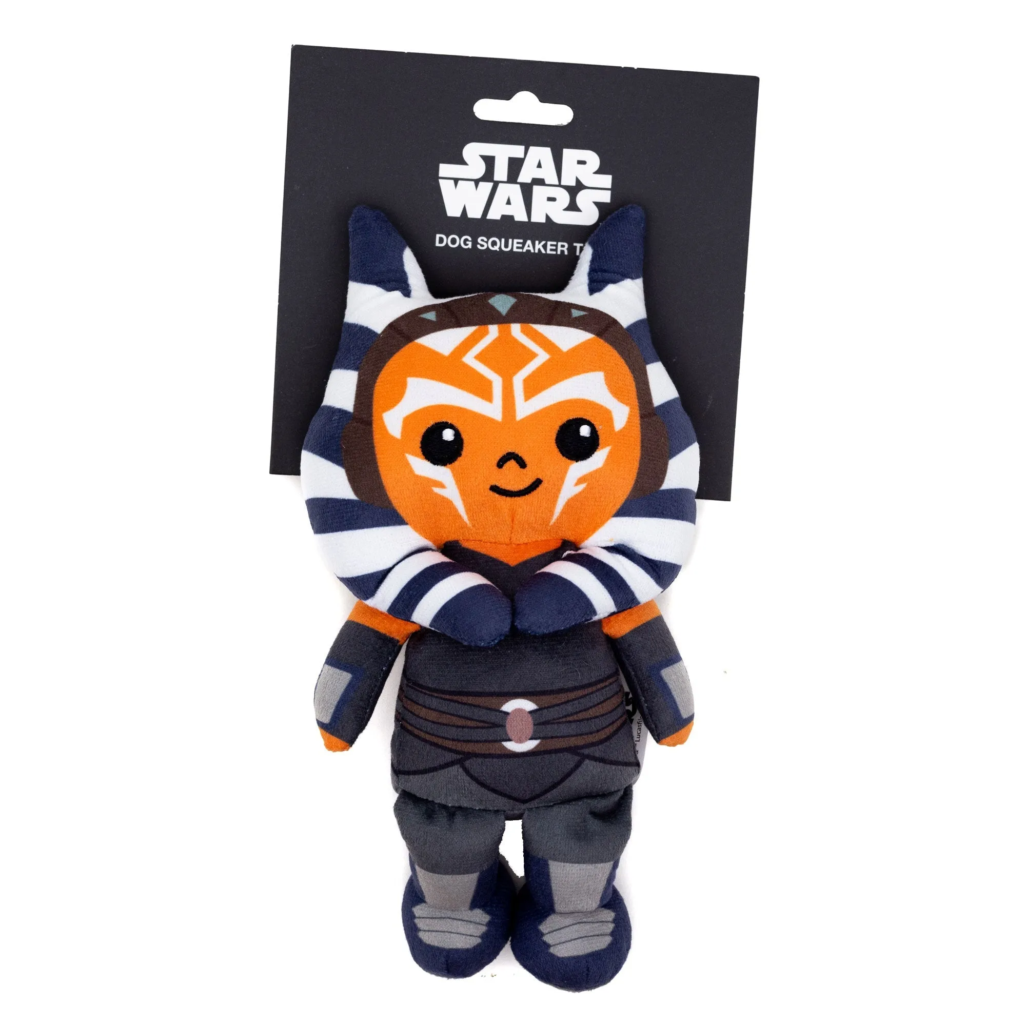 Dog Toy Squeaker Plush - Star Wars The Clone Wars Ahsoka Tano Full Body Sitting Pose