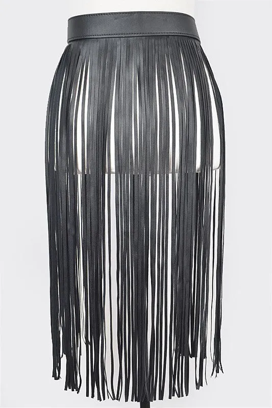 Double Buckle Curtain Fringe Belt