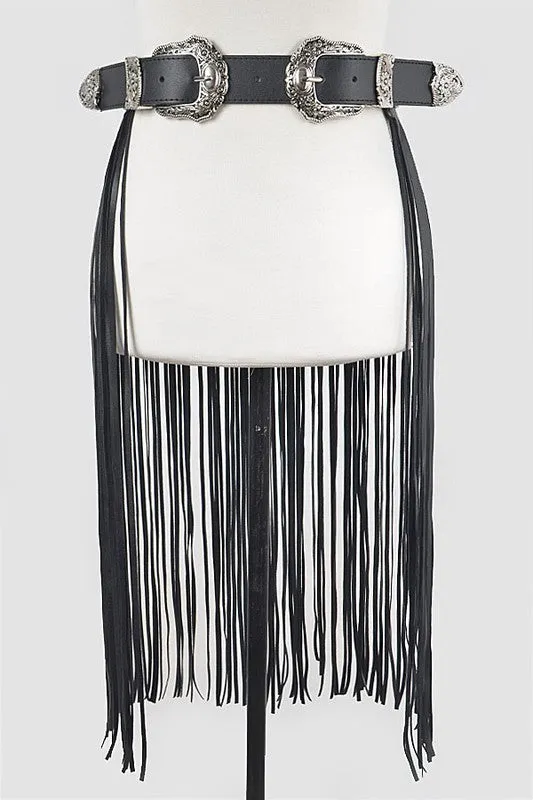 Double Buckle Curtain Fringe Belt