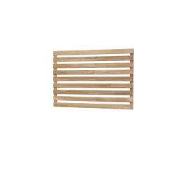 Drop teak wall for single kitchen module