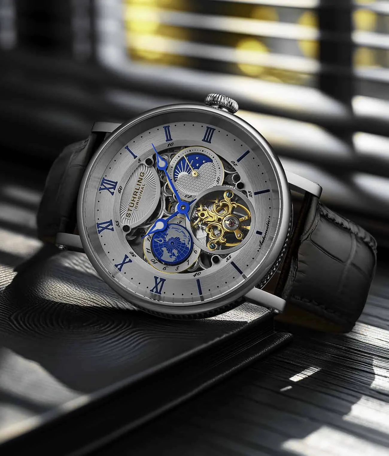 Dual Time Automatic Majestic 47mm Skeleton