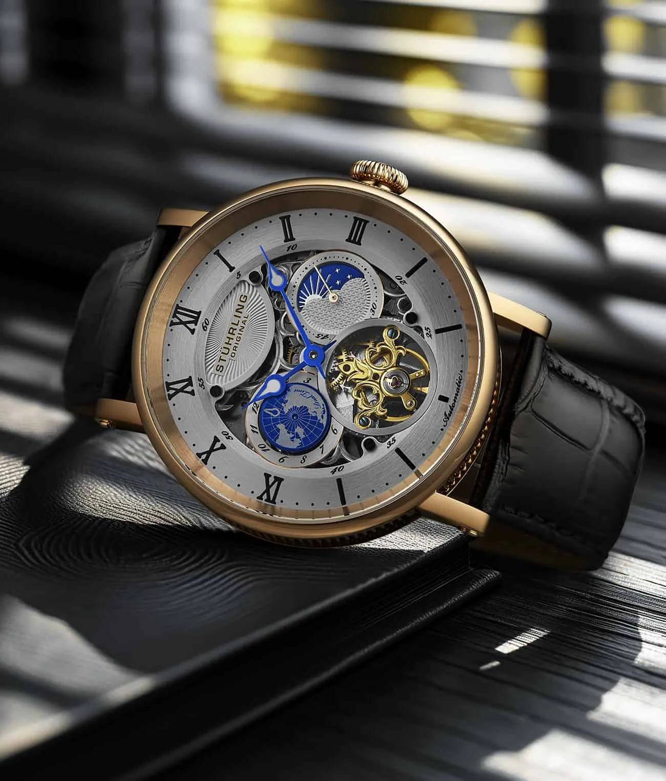 Dual Time Automatic Majestic 47mm Skeleton